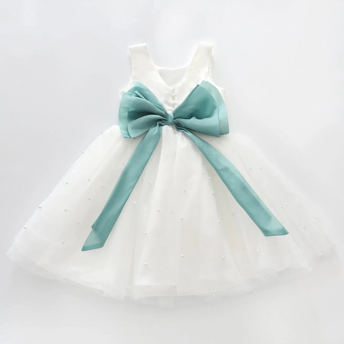 Ivory and Sage Pearl Dress Ollies Place