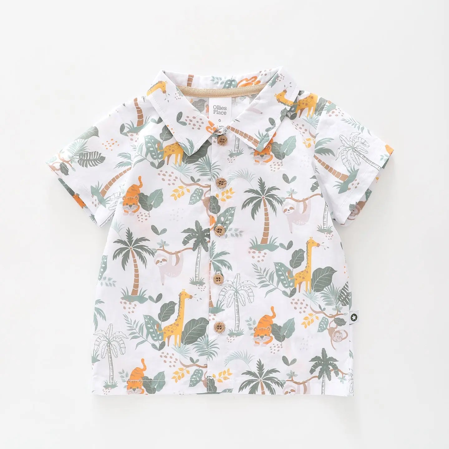 Jungle Friends Collared Shirt Ollies Place