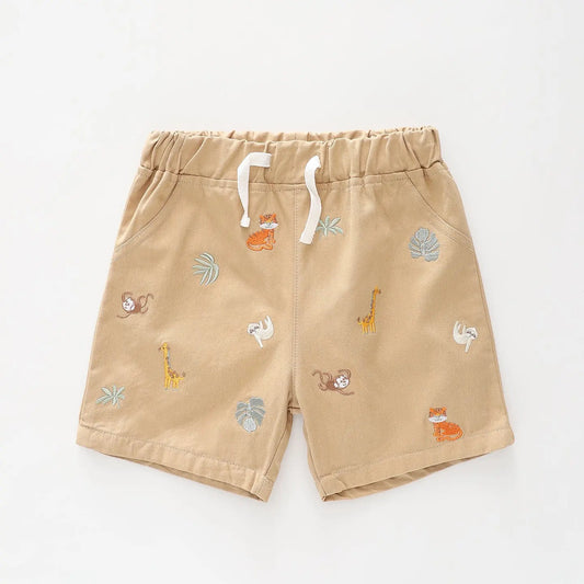 Jungle Friends Woven Shorts Ollies Place