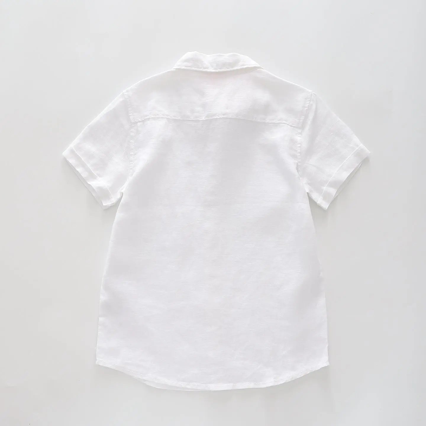 Junior Boys Linen Shirt Short Sleeve Ollies Place