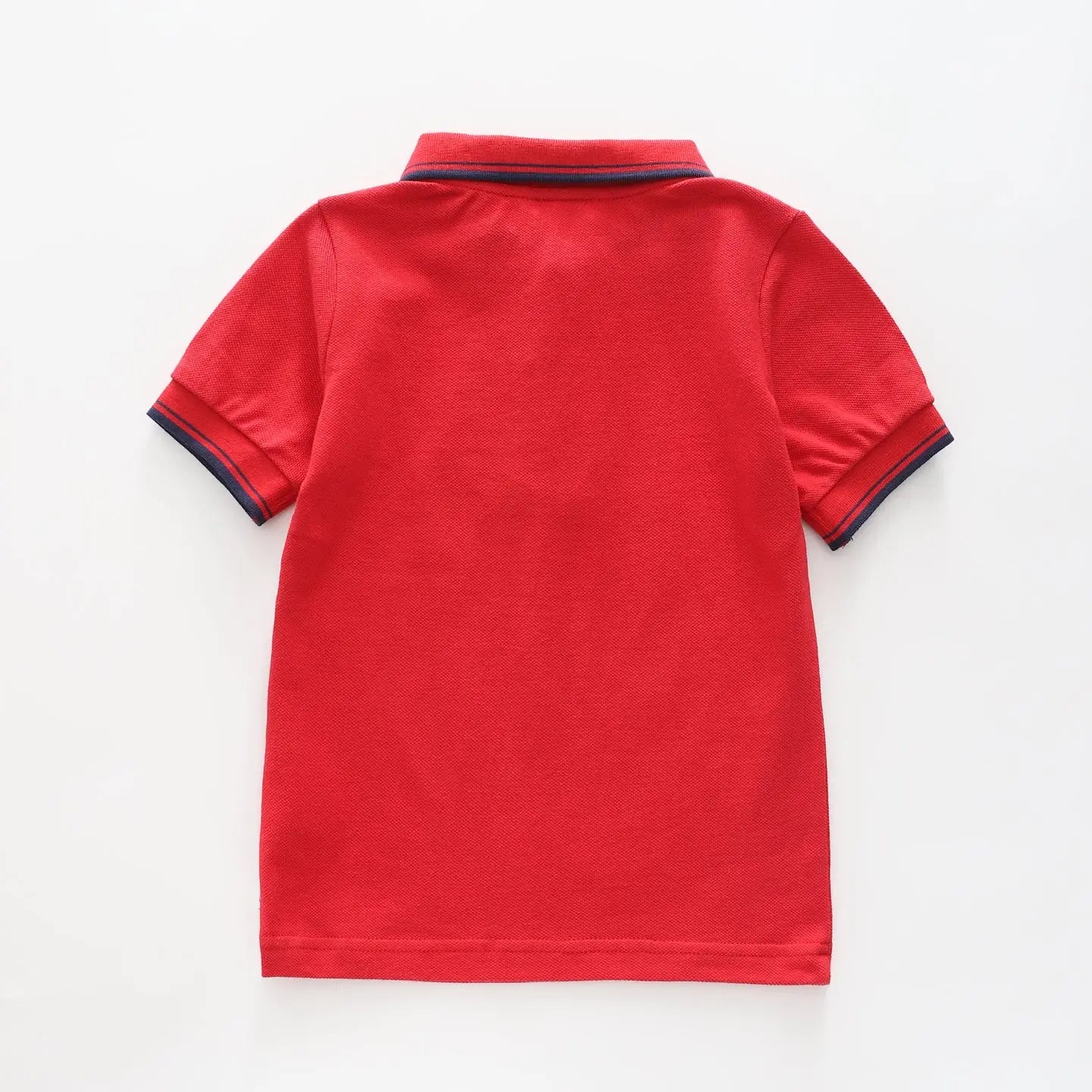 Junior Boys Red Polo Top Ollies Place