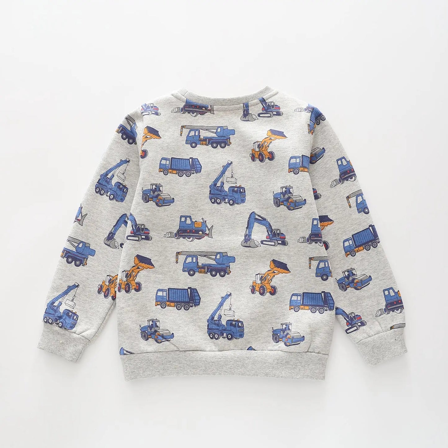 Kids Heavy Vehicles Sweat Top Ollies Place