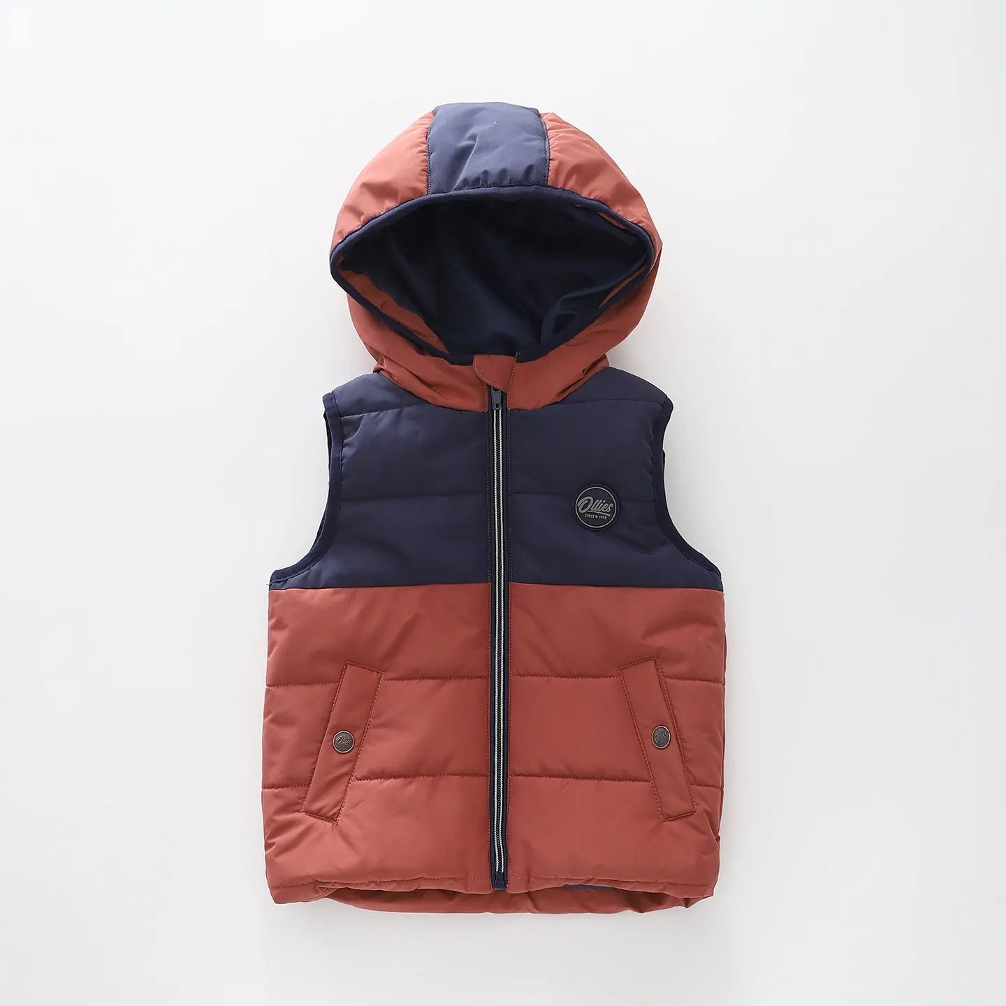 Kids Hooded Puffer Vest Ollies Place