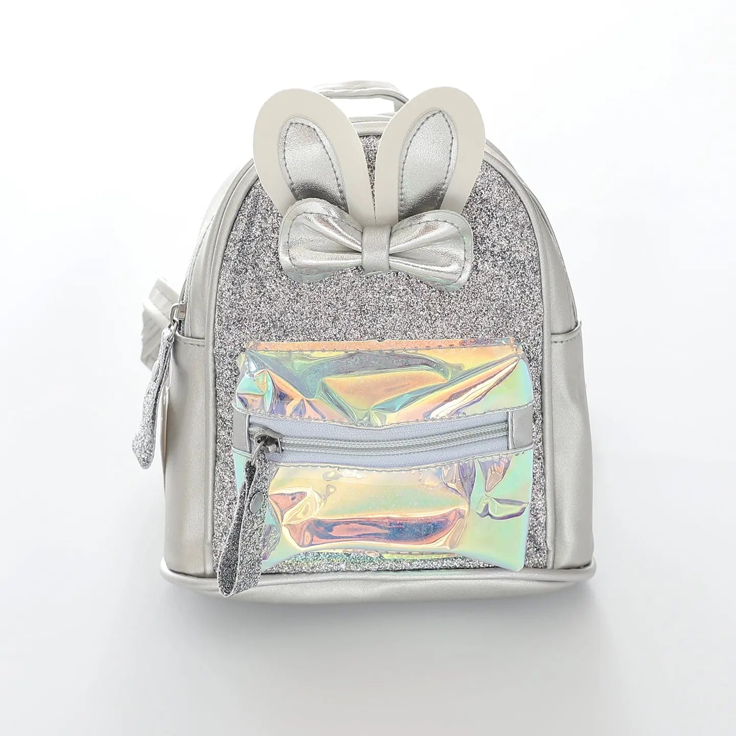 Kids Mini Silver Backpack Ollies Place Kidswear - Main Image