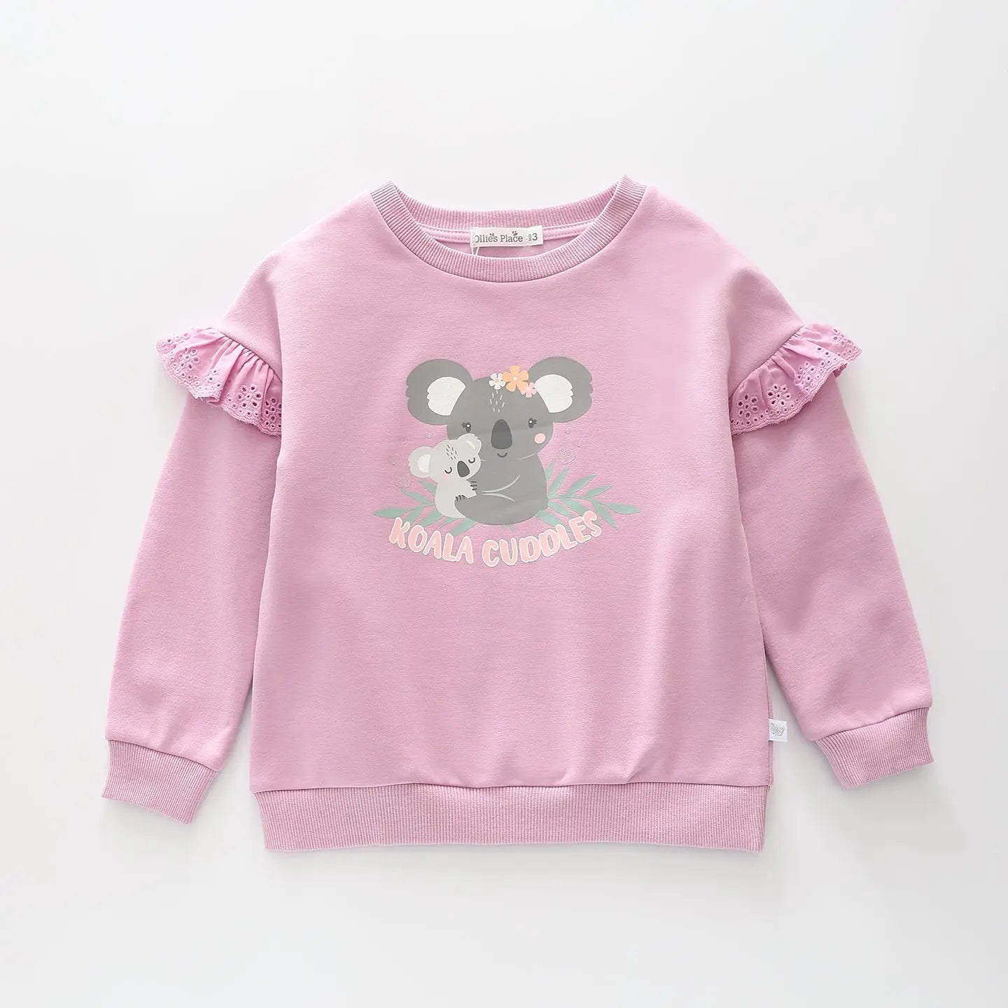 Koala Print Sweat Top Ollies Place