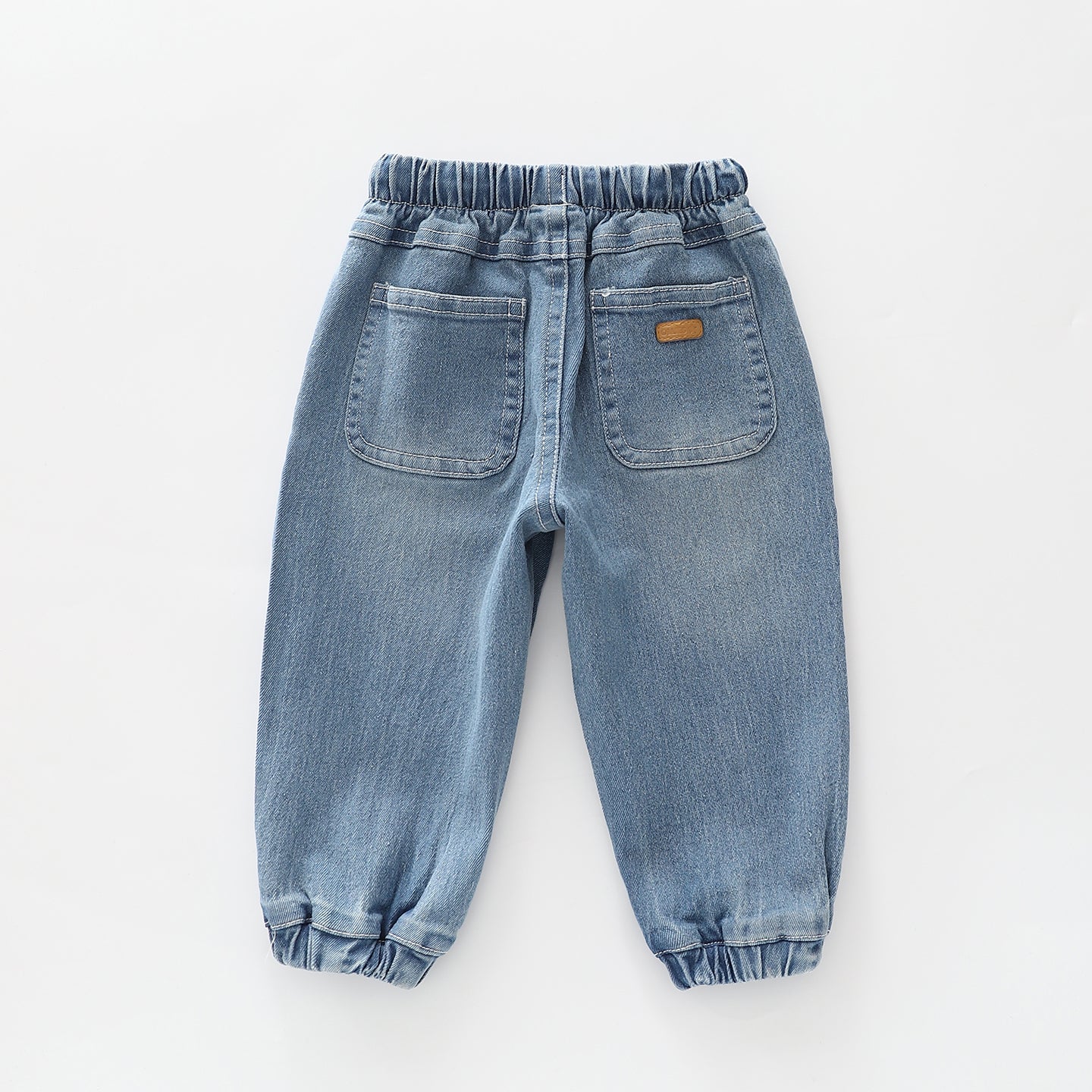 Mid Blue Denim Jogger Pant