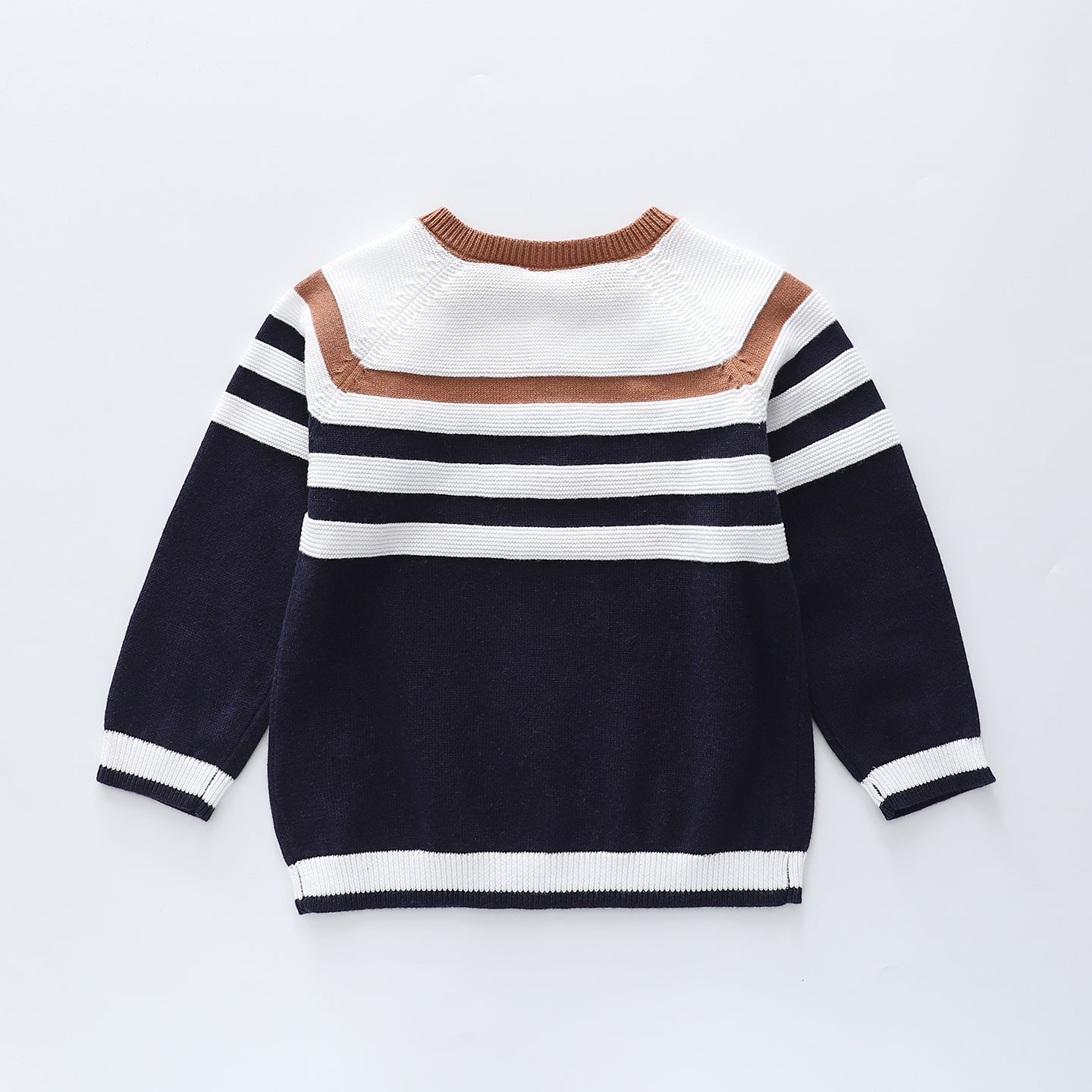 Navy Stripe Knit Jumper