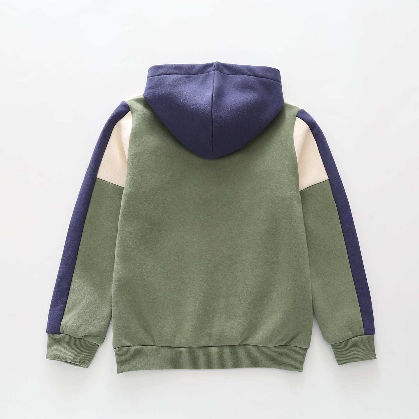 Spliced Fleece Hoodie
