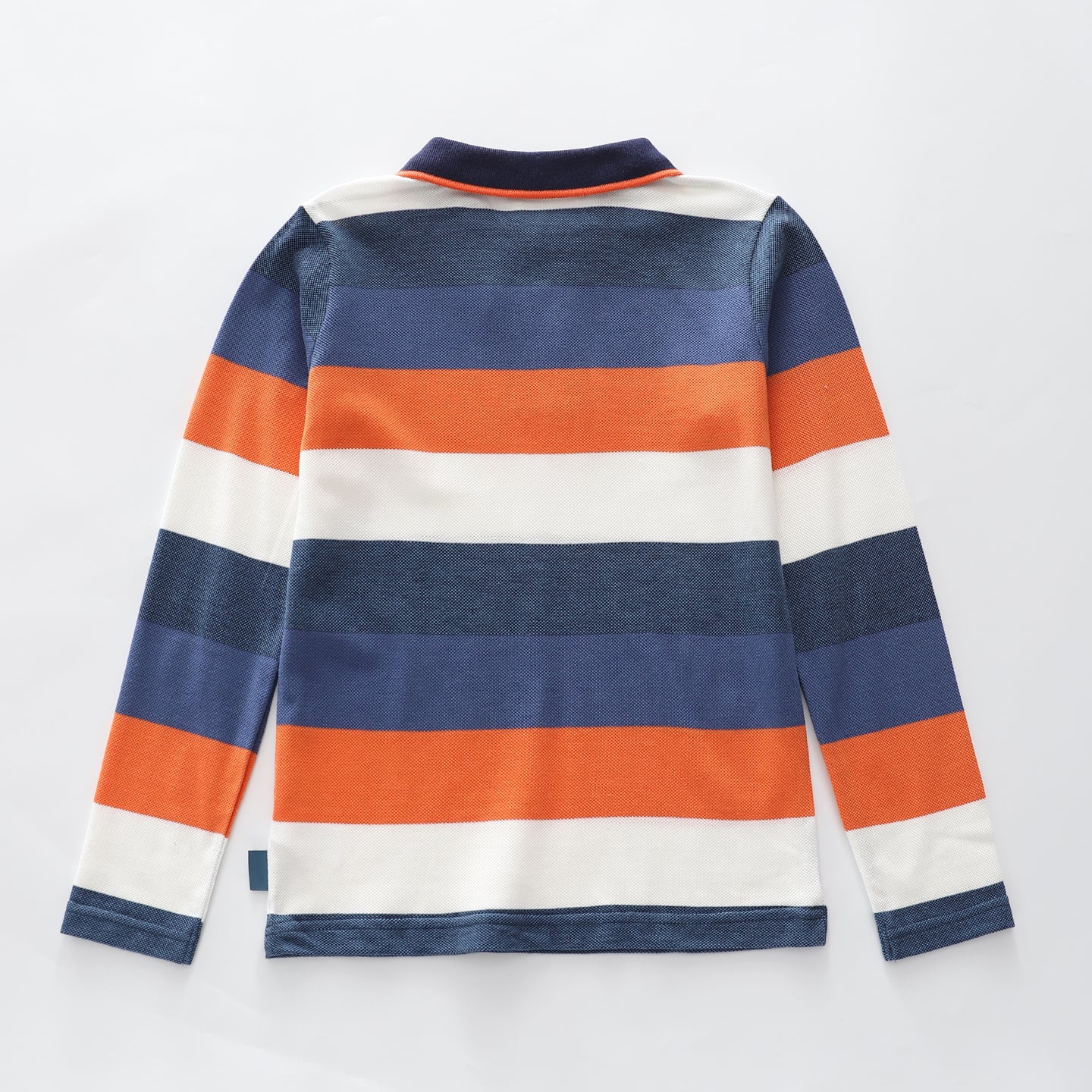 Striped Pique Polo Shirt