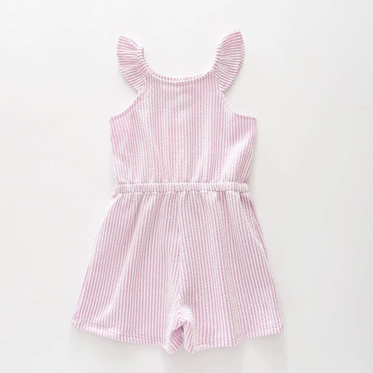 Lavender Stripes Playsuit Ollies Place