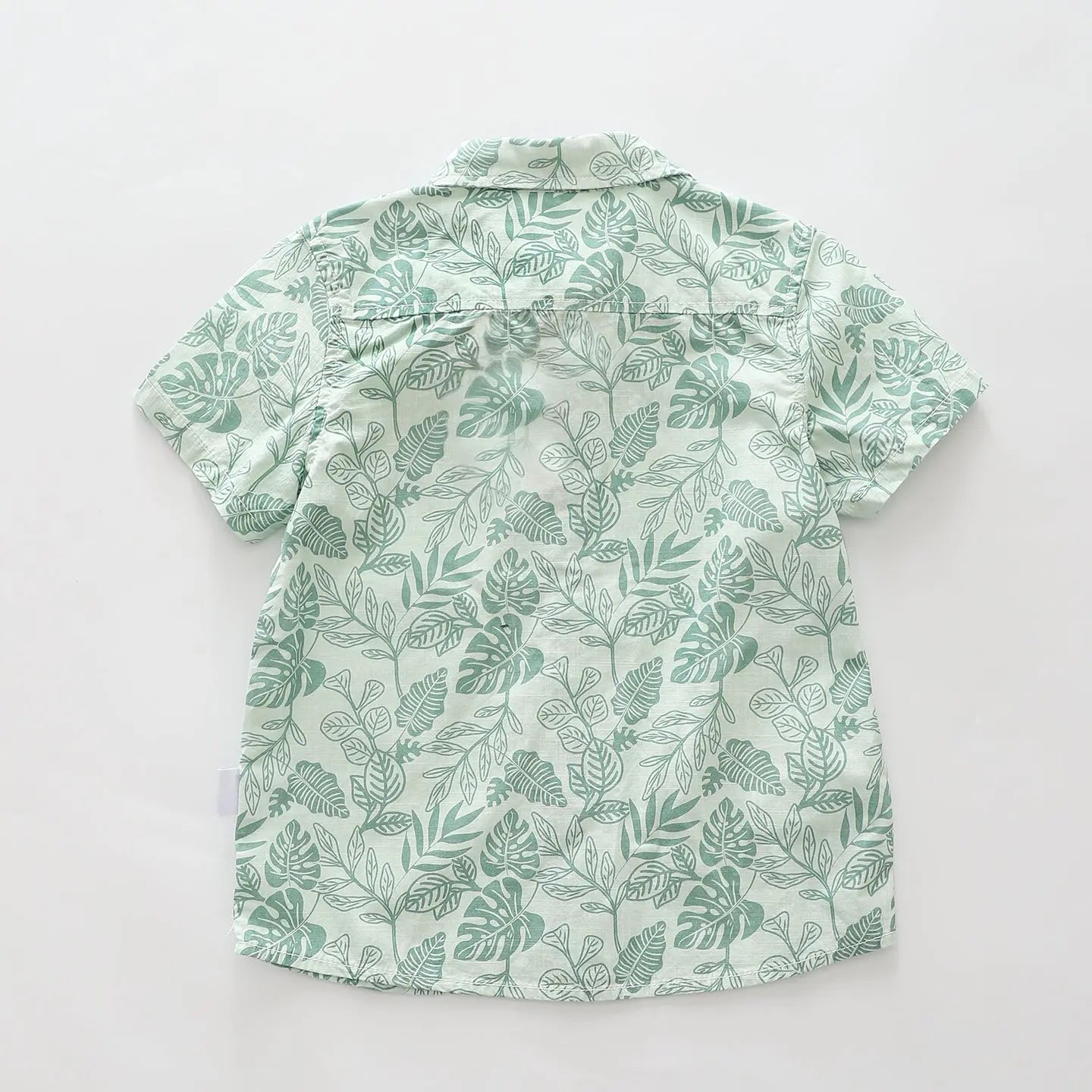Leaf Print Hawaiian Shirt Ollies Place