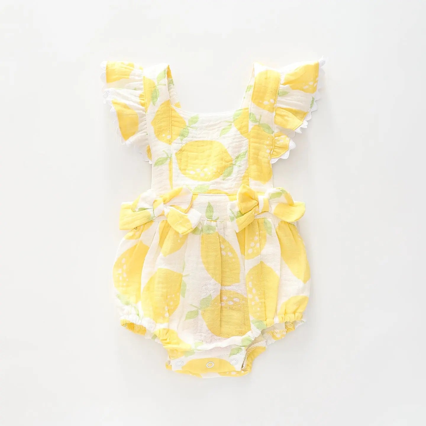 Lemon Cheesecloth Sunsuit Ollies Place