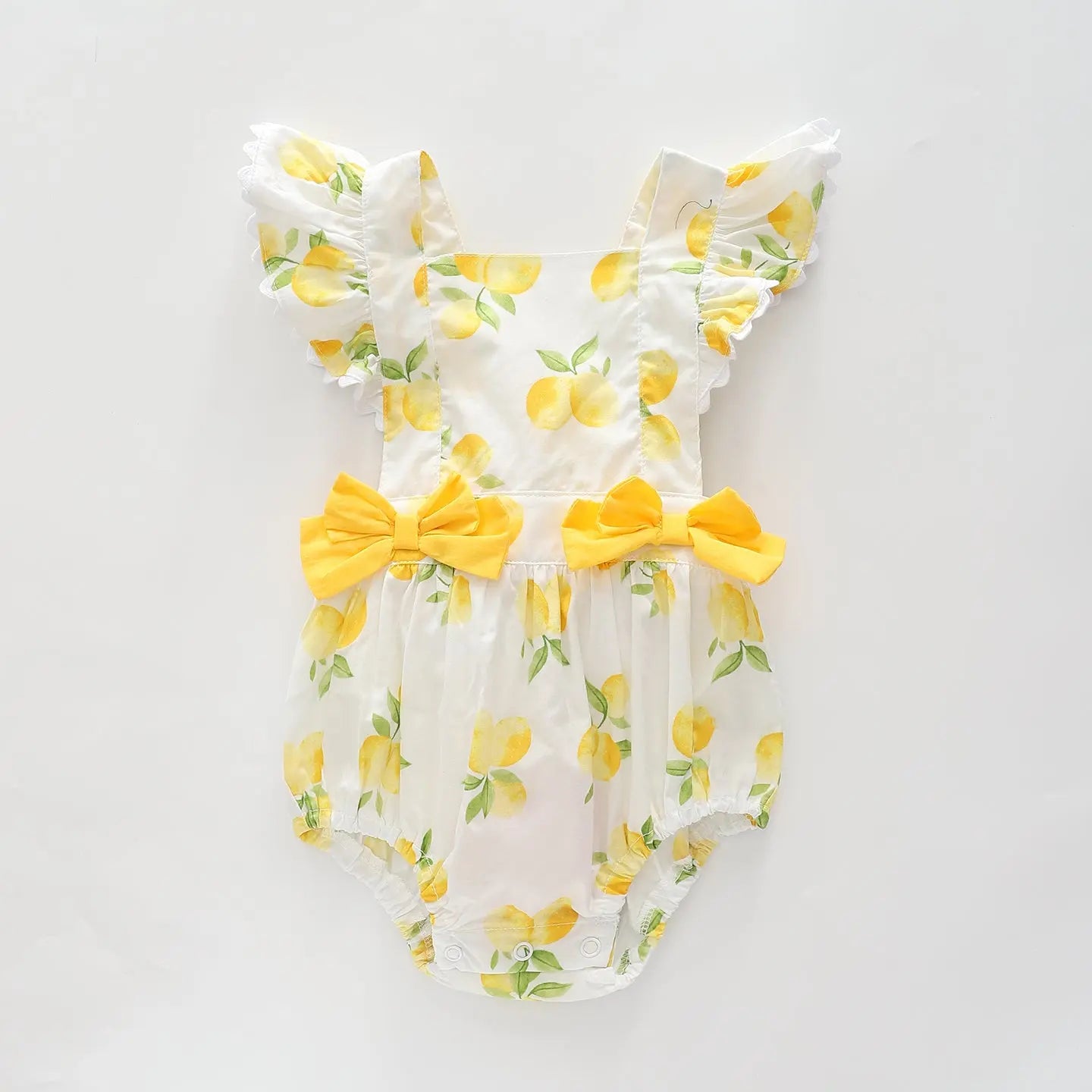 Lemon Print Sunsuit Ollies Place