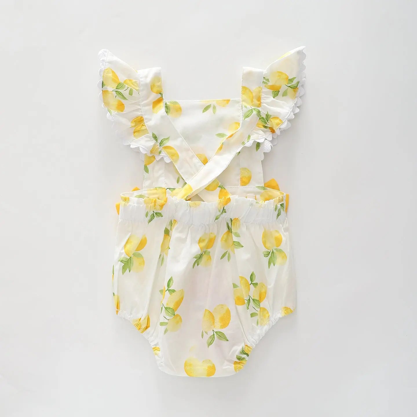 Lemon Print Sunsuit Ollies Place