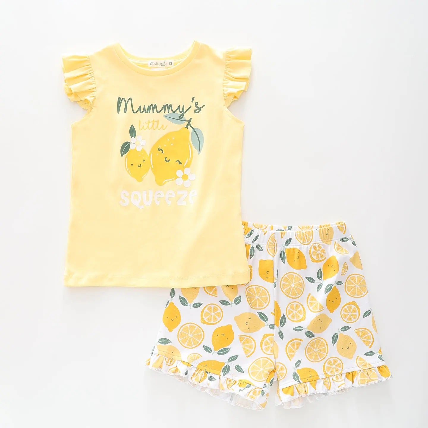 Lemon Pyjamas Set Ollies Place
