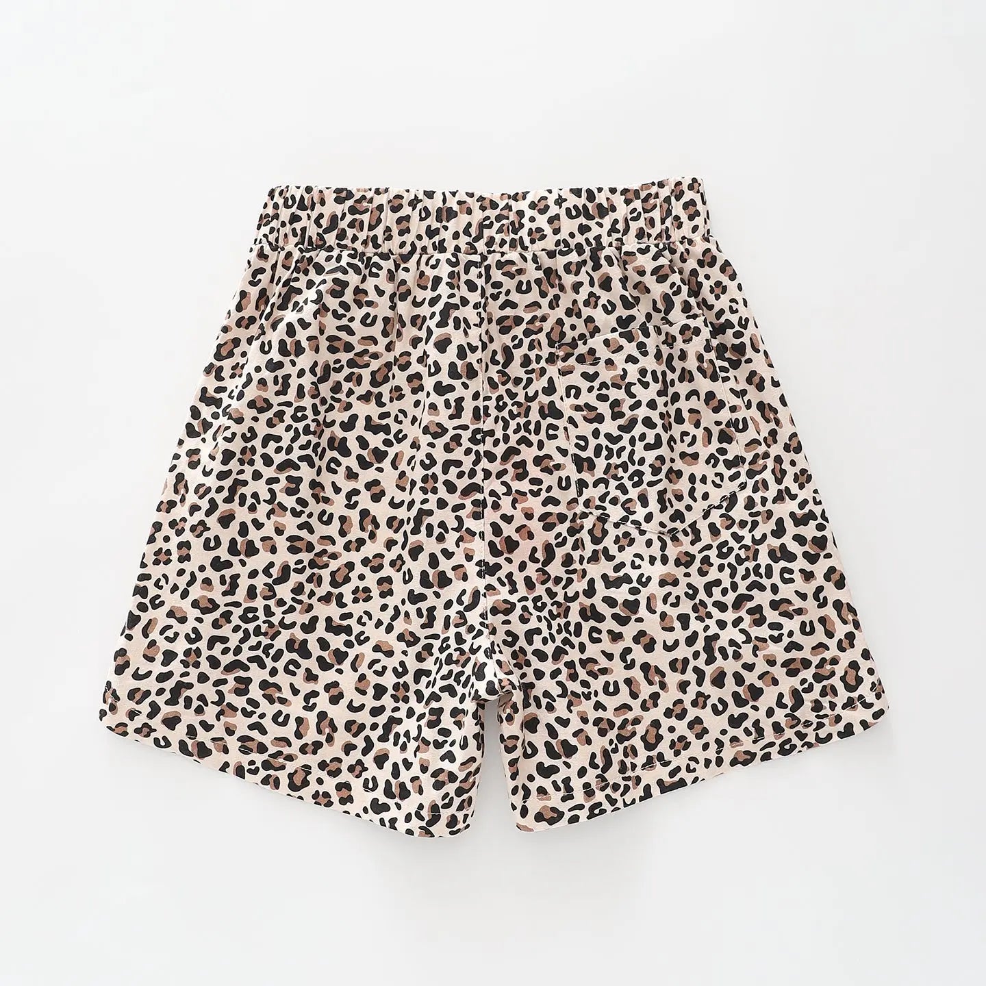 Leopard Print Cotton Shorts Ollies Place