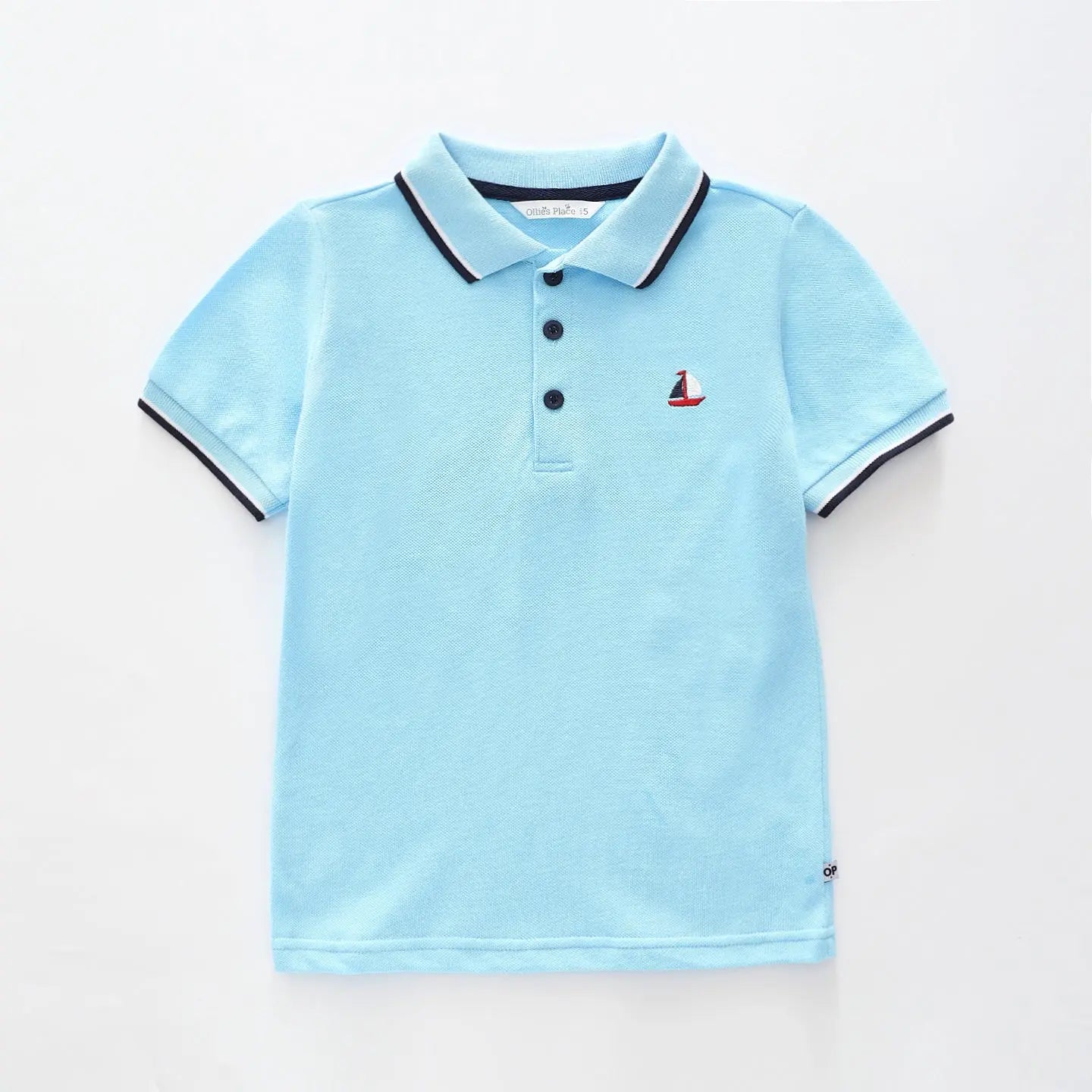 Light Blue Polo Shirt Ollies Place