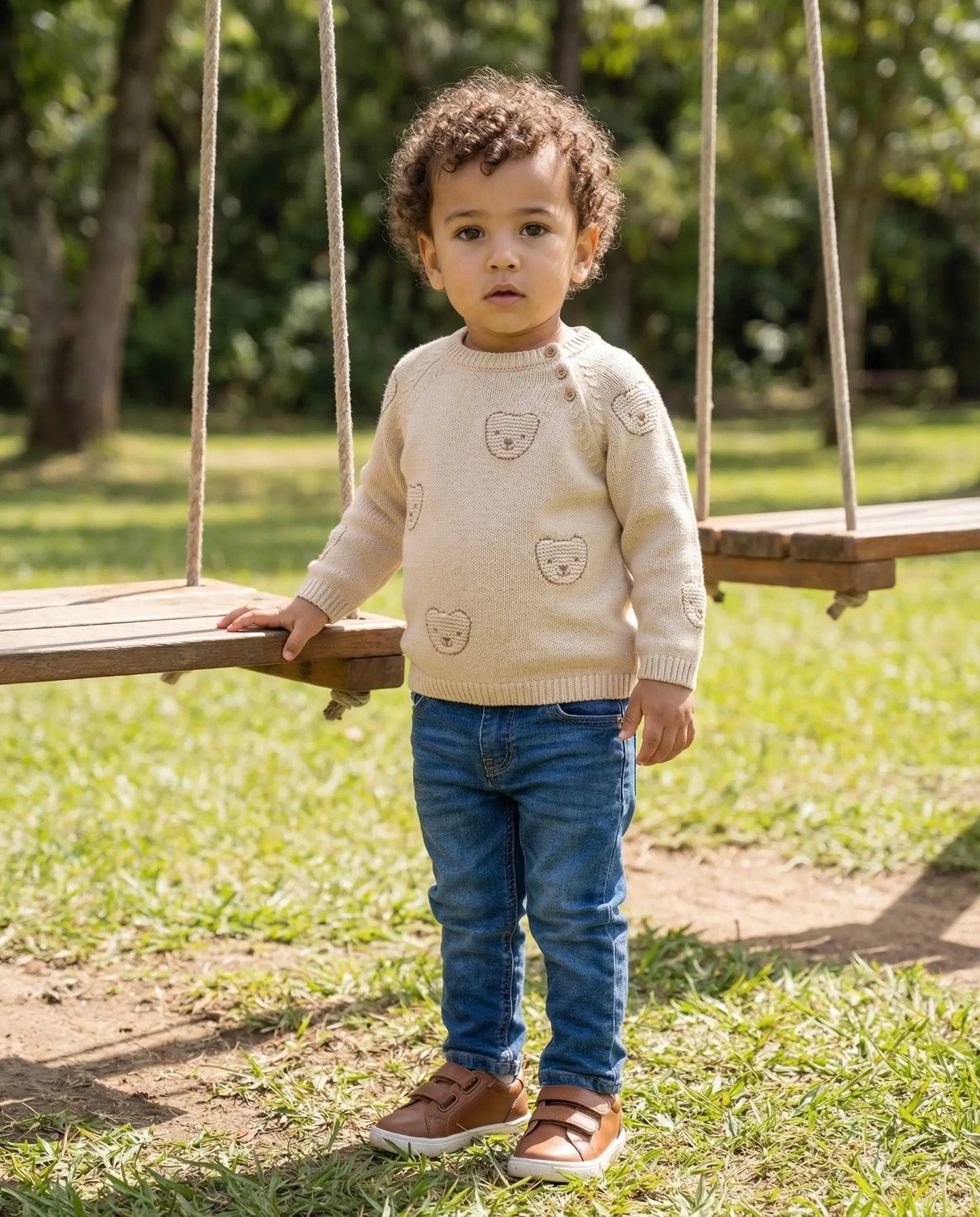 Little Bear Knit Jumper Ollies Place