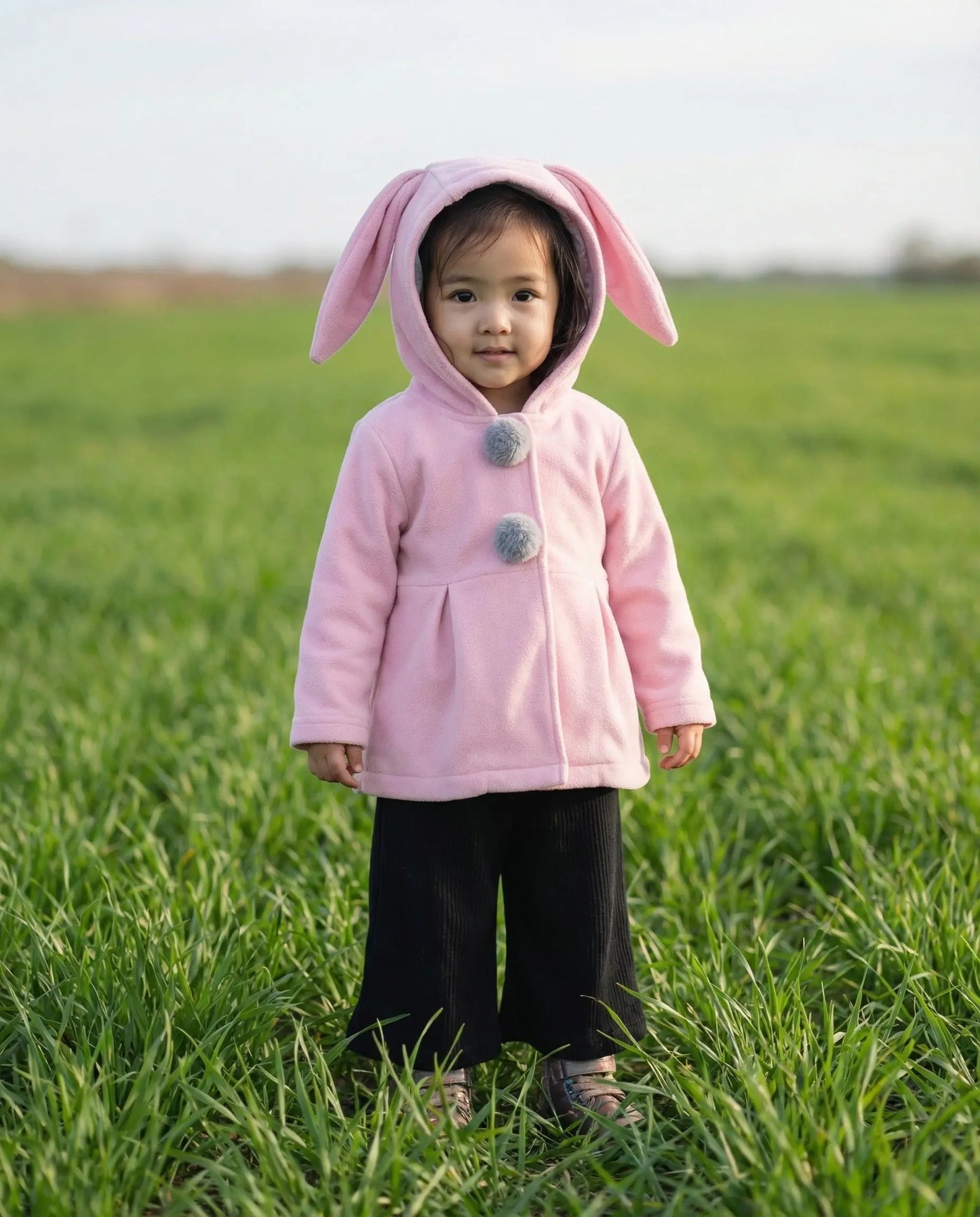 Little Bunny Pink Hooded Coat Ollies Place