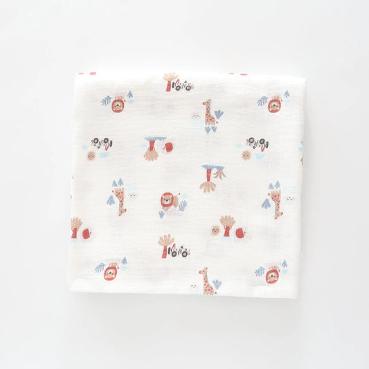 Little Safari Cheesecloth Baby Wrap - XL 120cm x 120cm Ollies Place