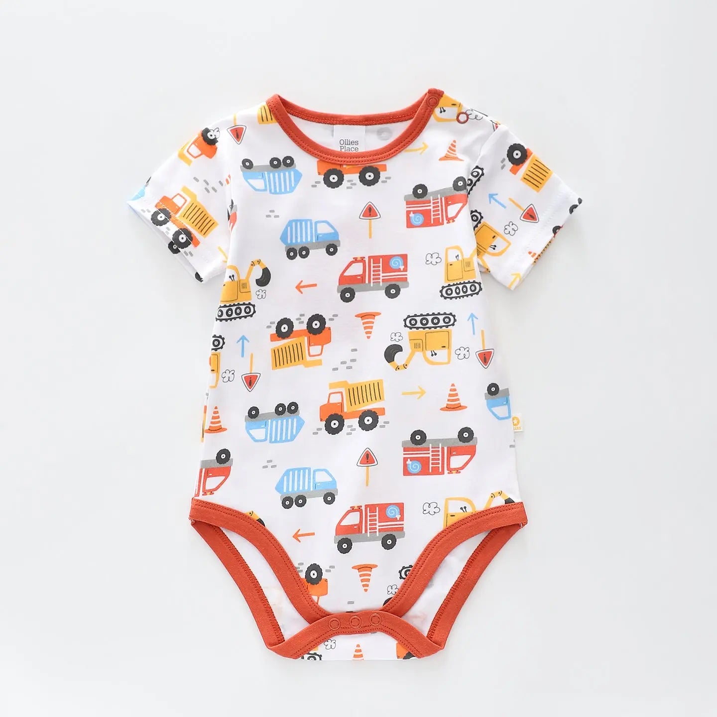 Little Trucks Baby Bodysuit Ollies Place