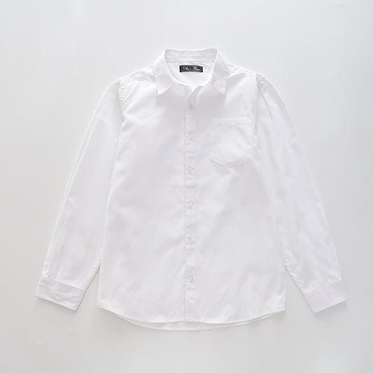 Boys' White Button-Up Dress Shirt 00 - 7 years
