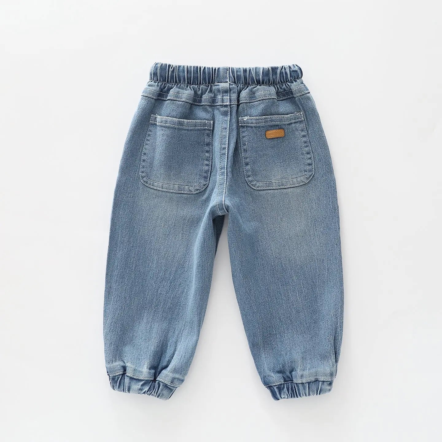 Mid Blue Denim Jogger Pant Ollies Place