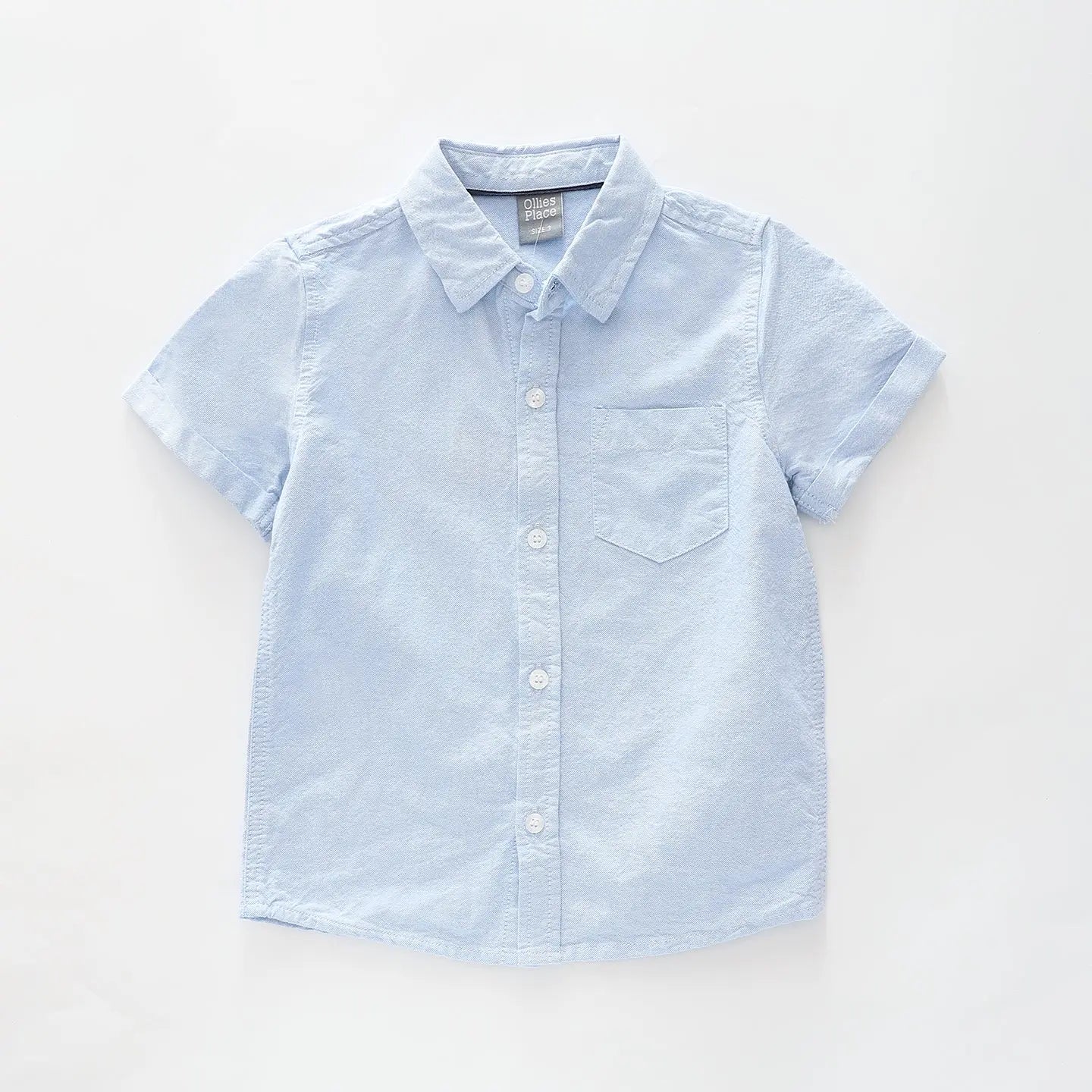 Mid Blue Oxford Shirt Ollies Place