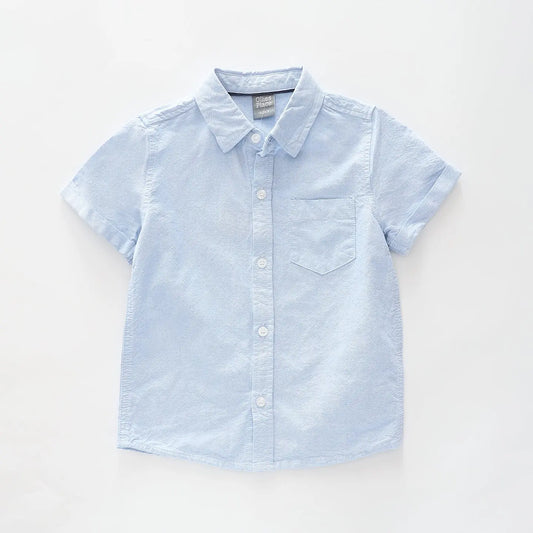 Mid Blue Oxford Shirt Ollies Place