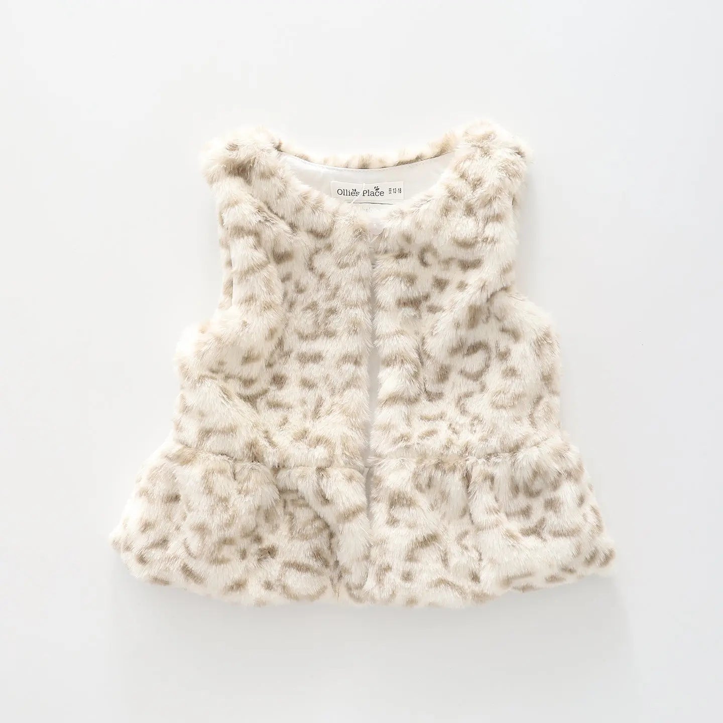 Mini Mama Baby Girls Faux Fur Vest