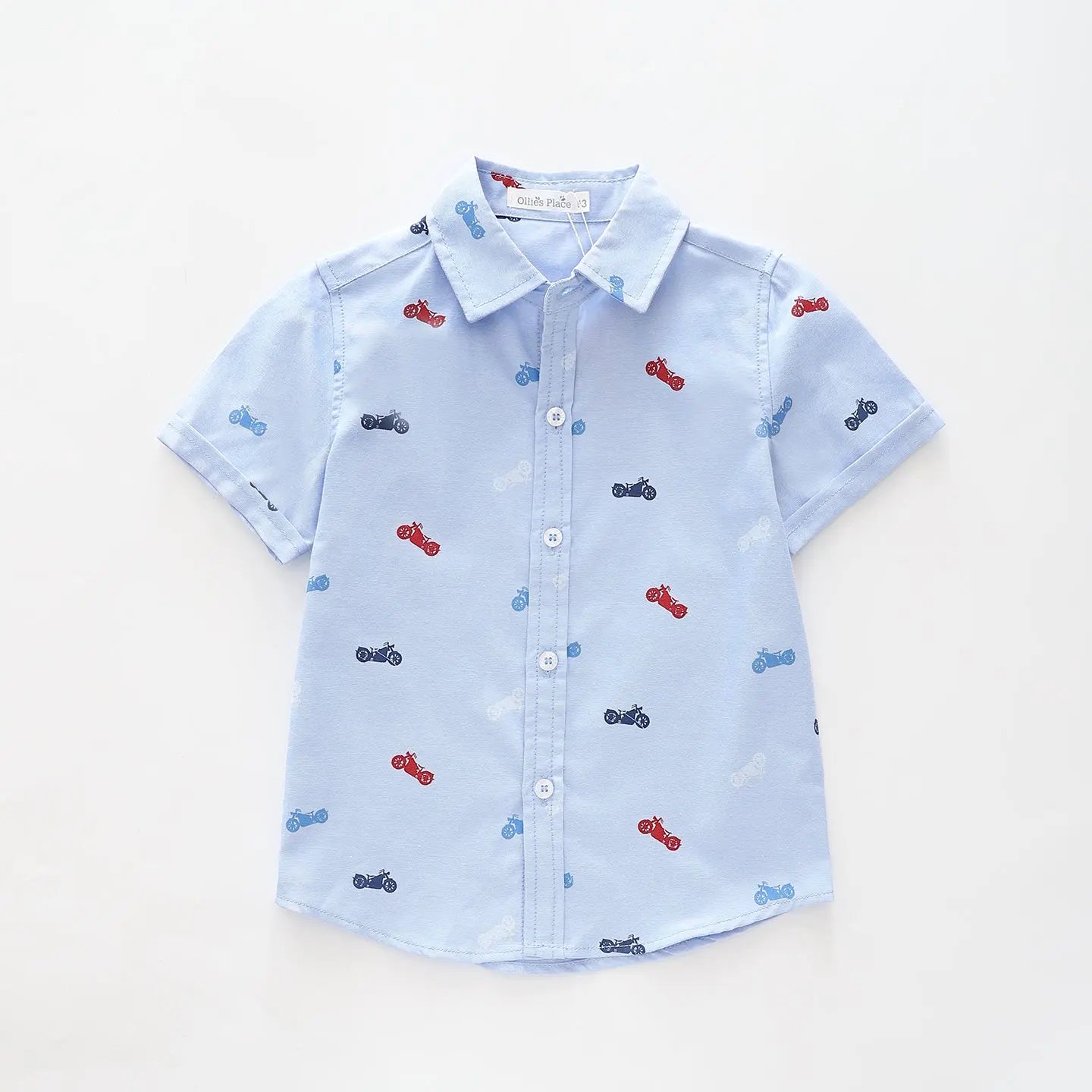 Motorbike Collared Shirt Ollies Place