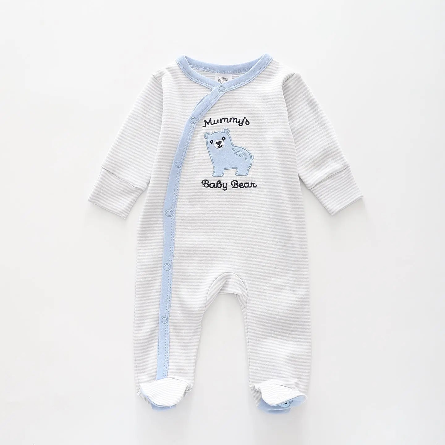 Mummys Bear, Baby Boys Romper Ollies Place