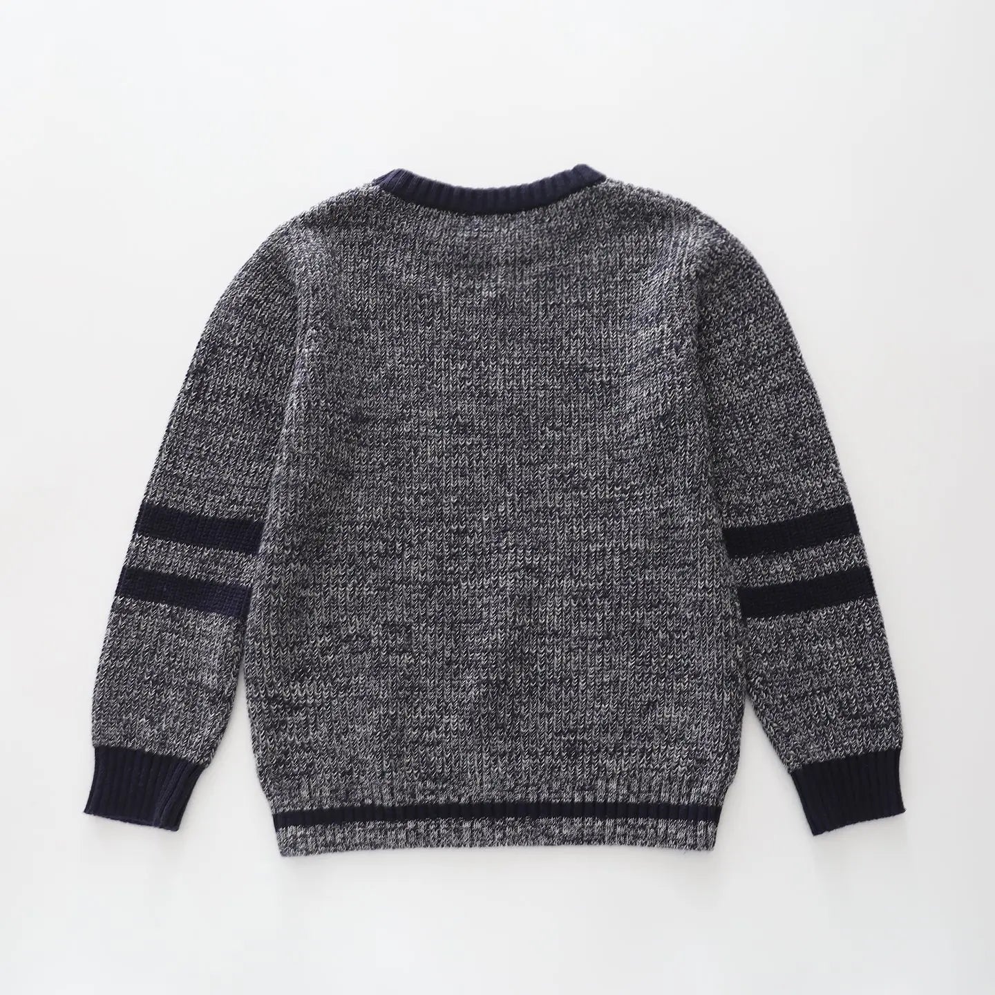 Navy Marle Knit Jumper Ollies Place