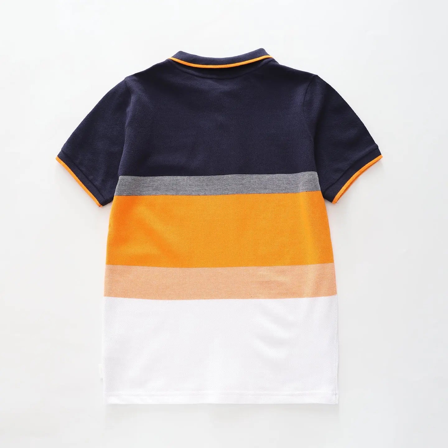 Navy & Orange Polo Shirt Ollies Place