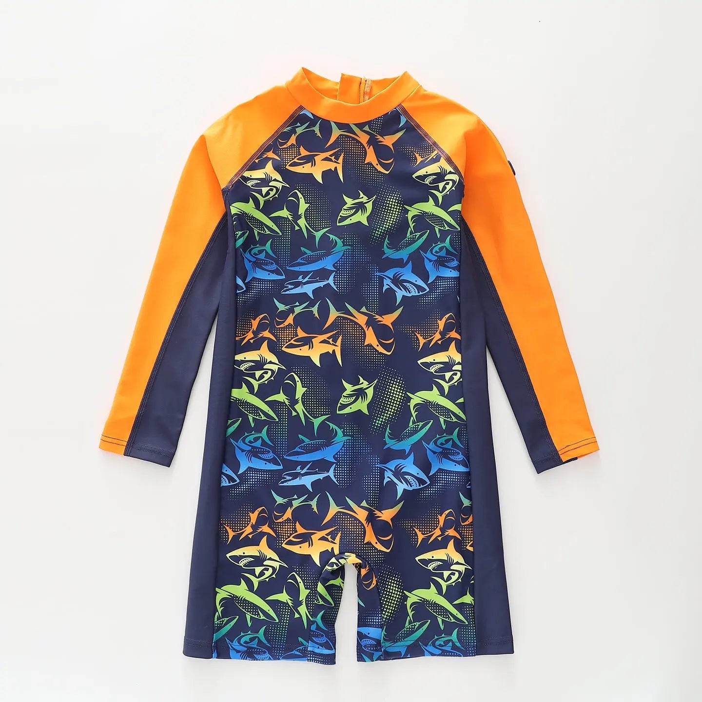 Neon Shark Rashie Swimsuit Ollies Place