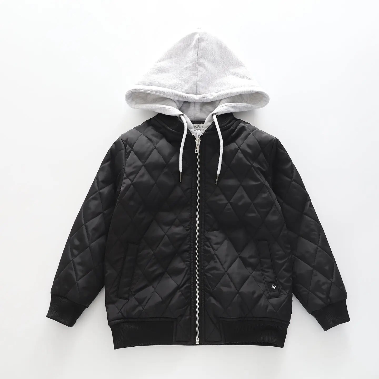 Older Boys' Bomber Jacket with Hoodie Ollies Place