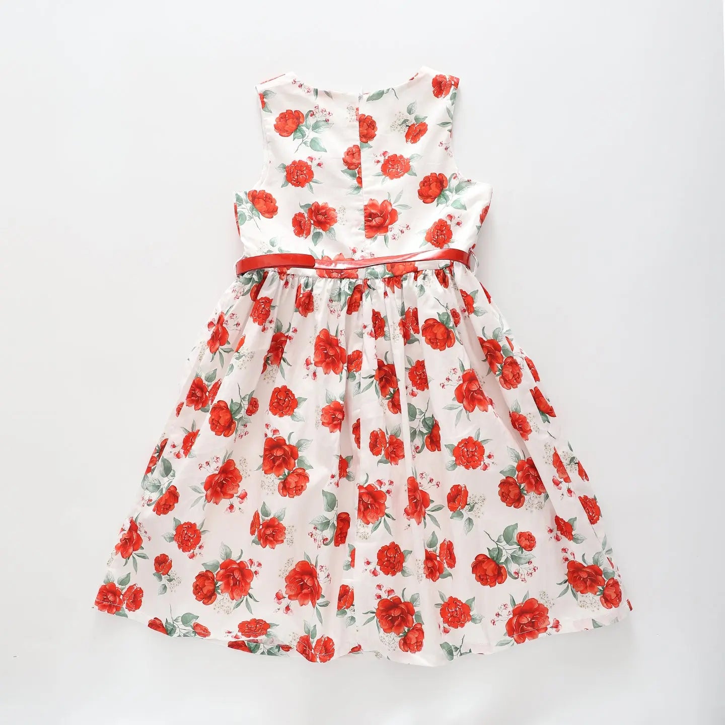 Older Girls Fancy Red Rose Dress Ollies Place