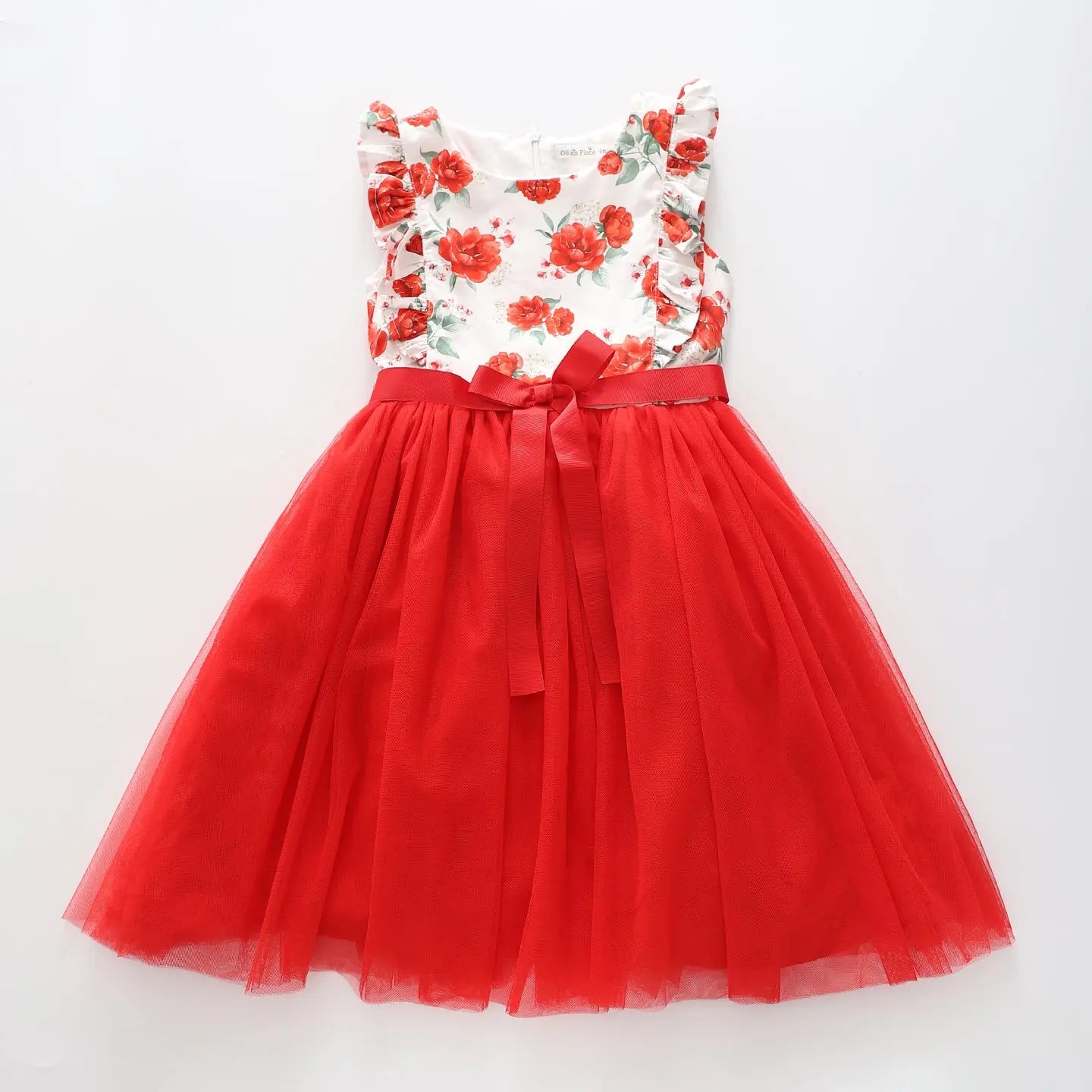 Older Girls Special Occasion Red Rose Dress Ollies Place