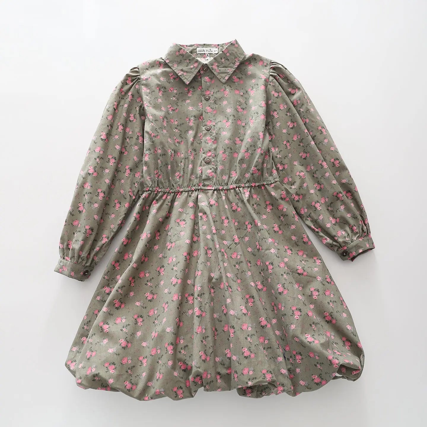 Olive Green Shirt Dress Ollies Place