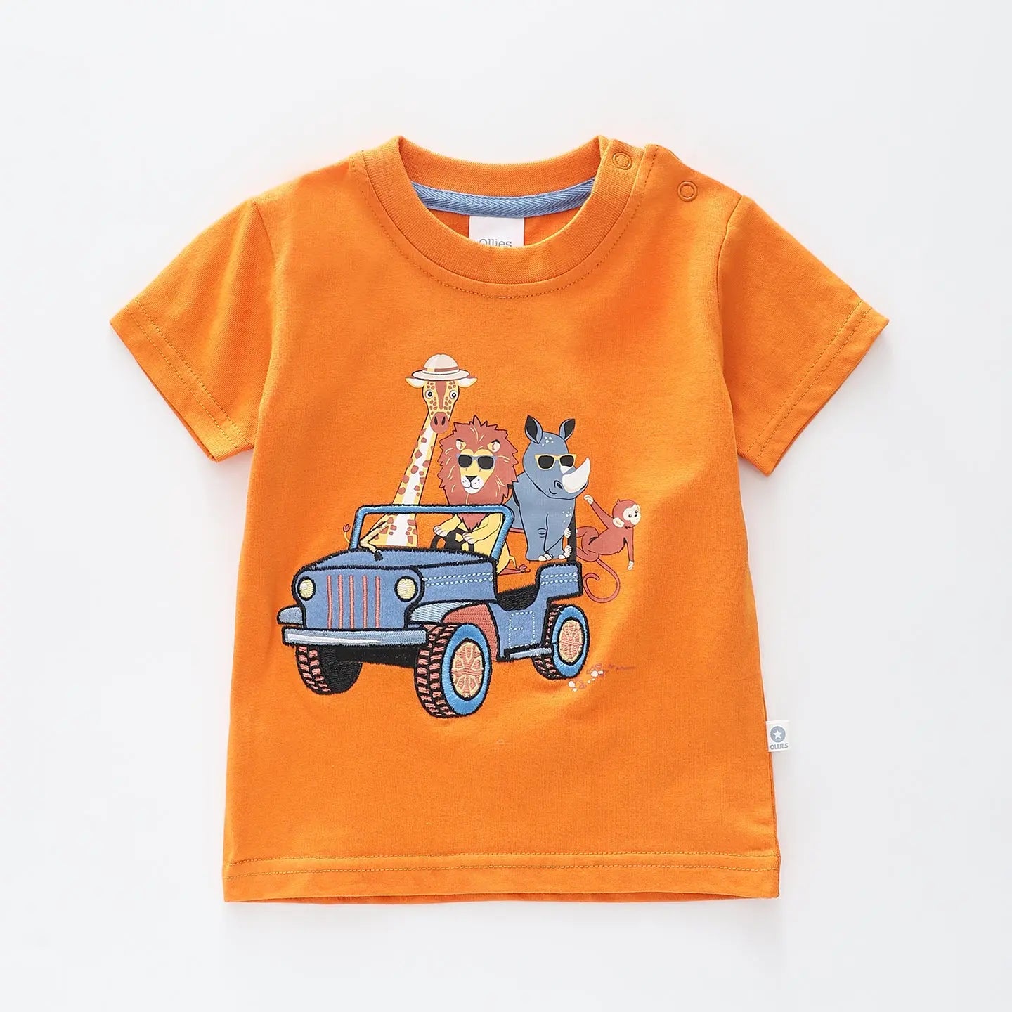 Orange Safari T-shirt Ollies Place