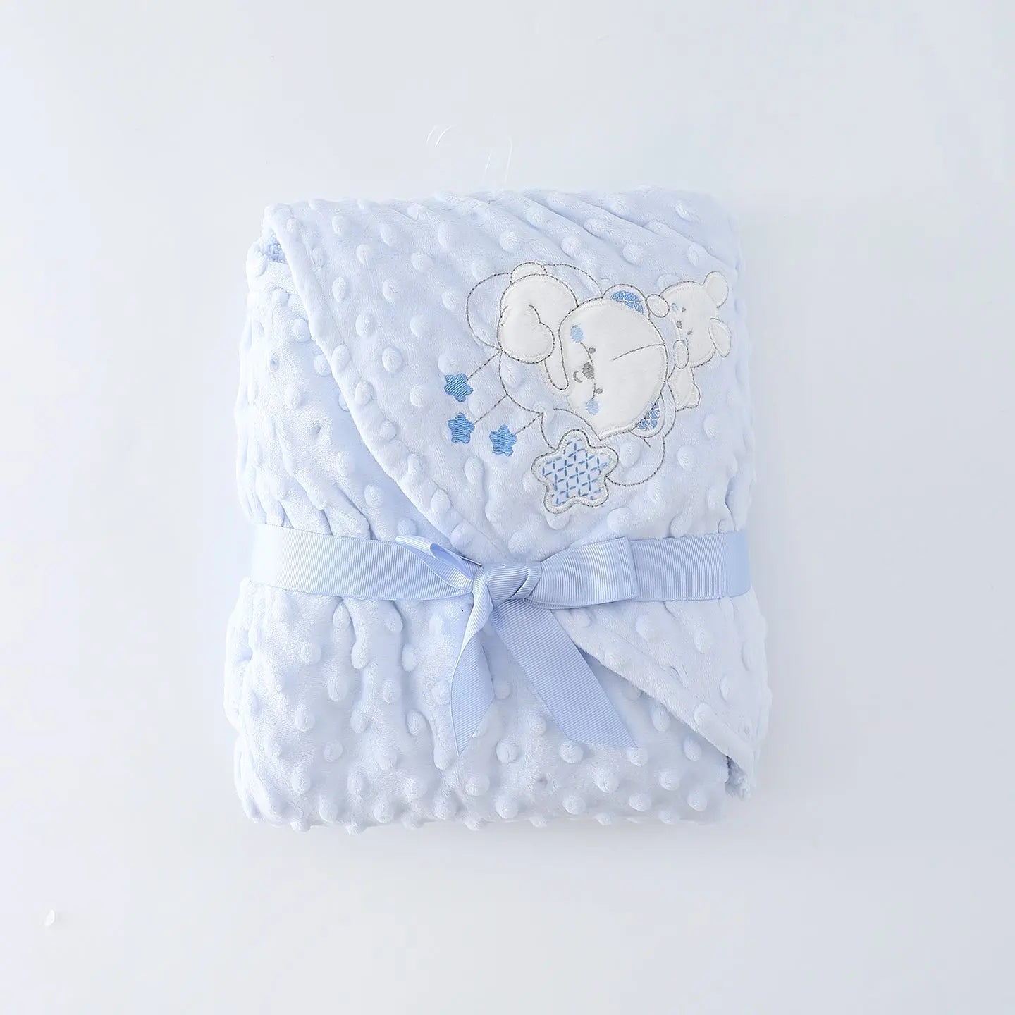Pale-blue-plush-baby-blanket Ollies Place