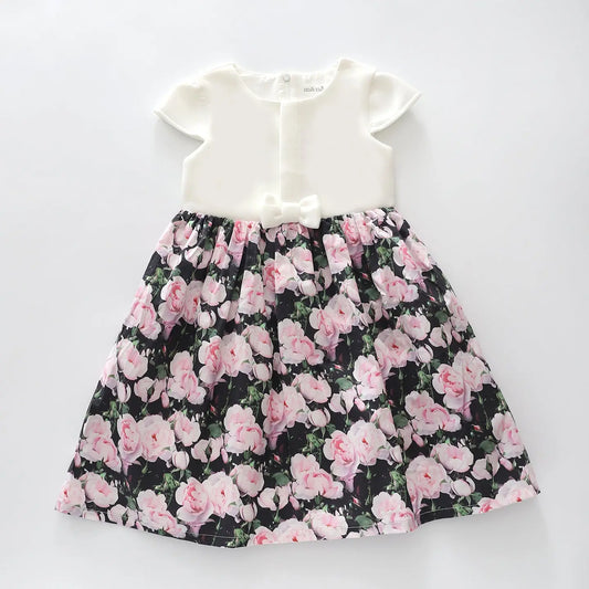 Peony Print Party Dress Ollies Place