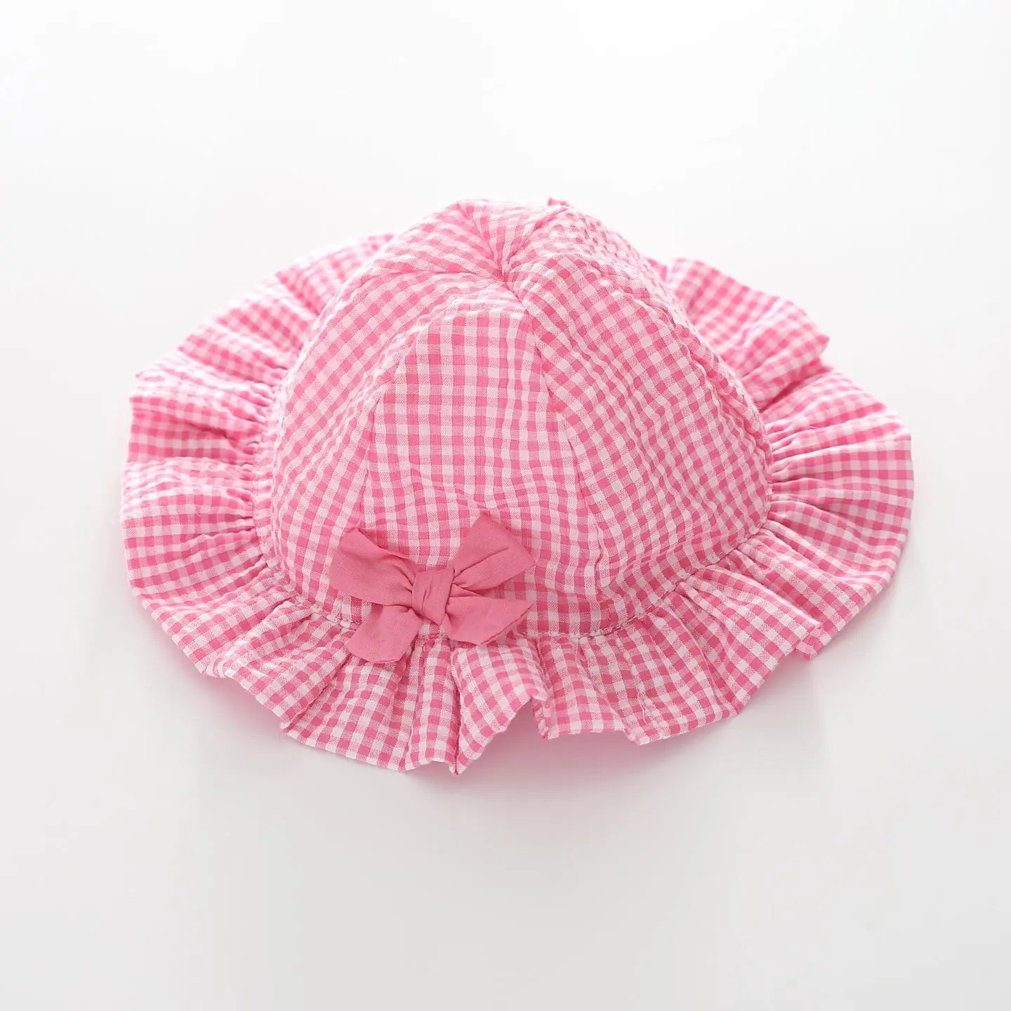 Pink Gingham Hat Ollies Place