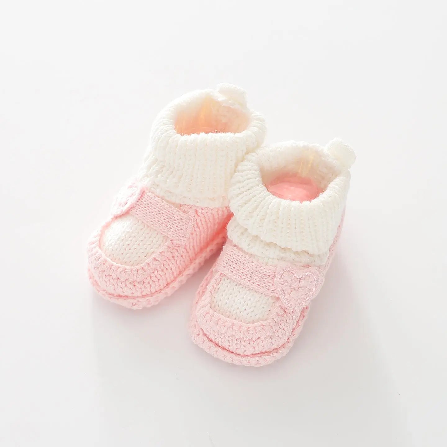 Pink Knit Baby Shoe Ollies Place