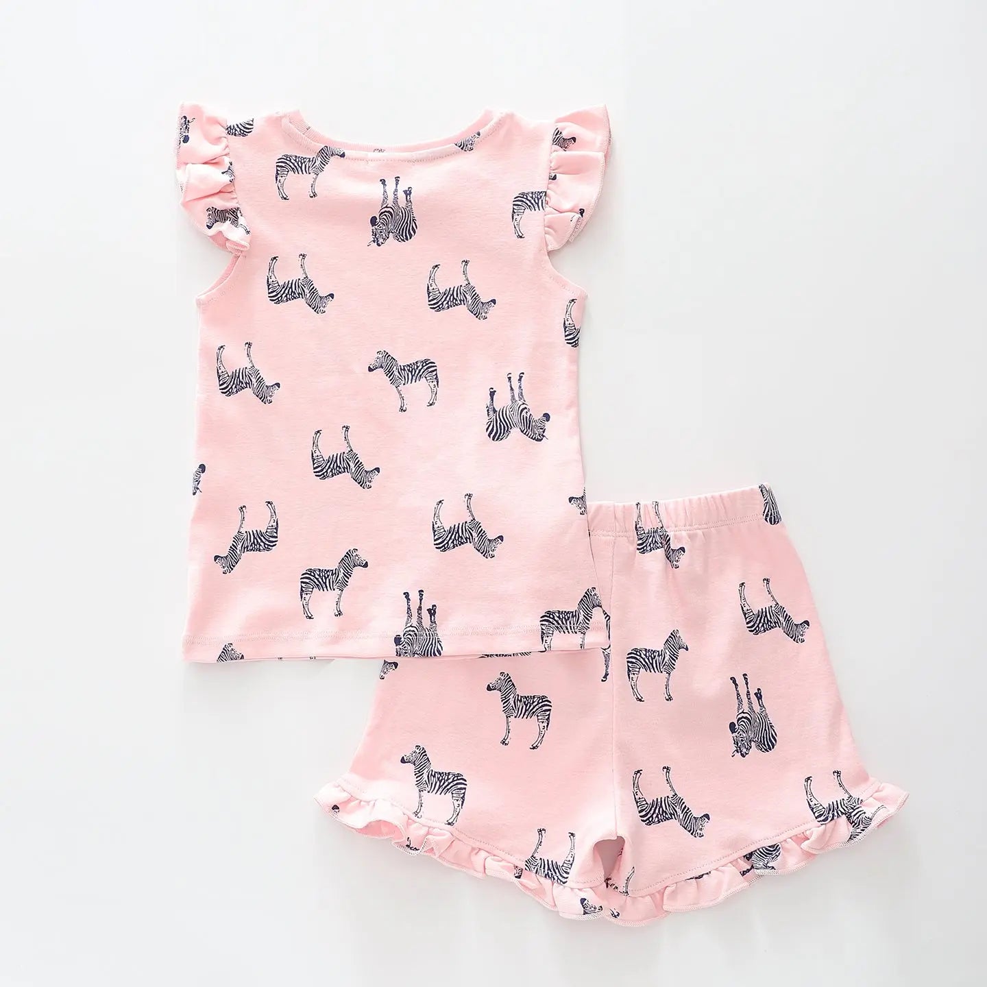 Pink Zebra Print Pyjama Set Ollies Place