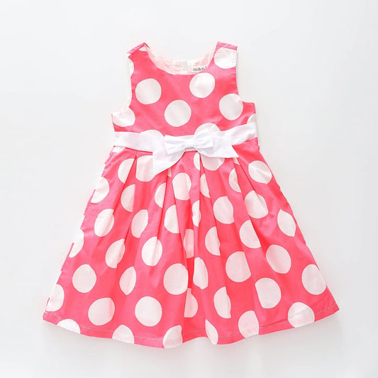Polka Dot Pink Dress Ollies Place