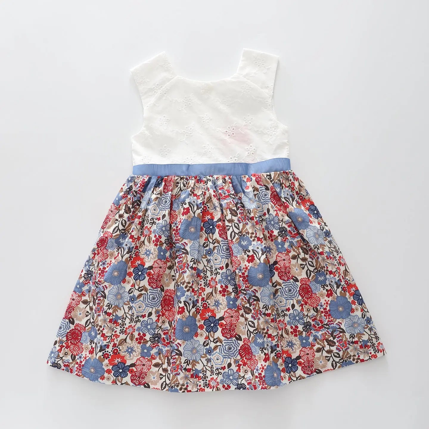 Powder Blue Flowers Dress Ollies Place