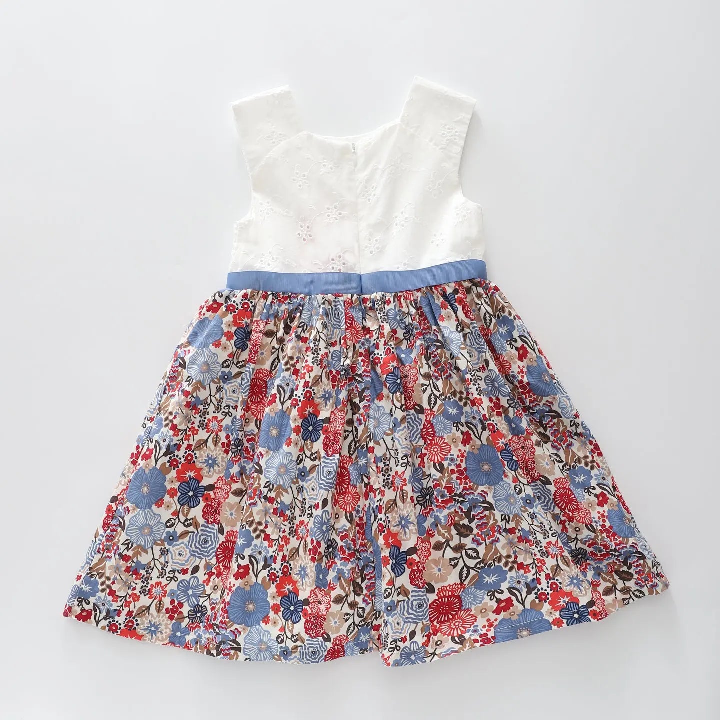 Powder Blue Flowers Dress Ollies Place