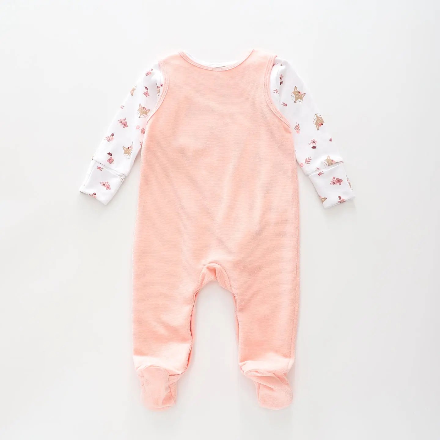 Prem Baby Fox Velour Overalls Set Ollies Place