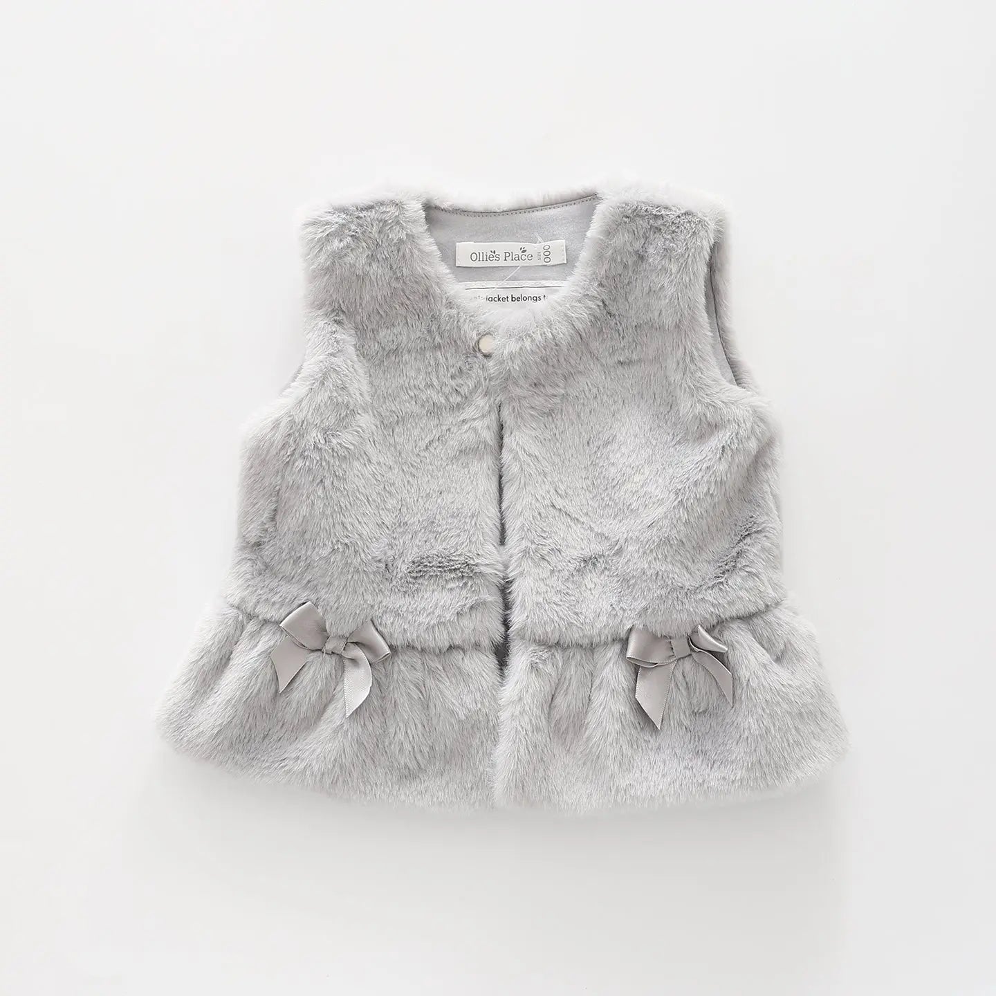 Princess Baby Girl Faux Fur Vest